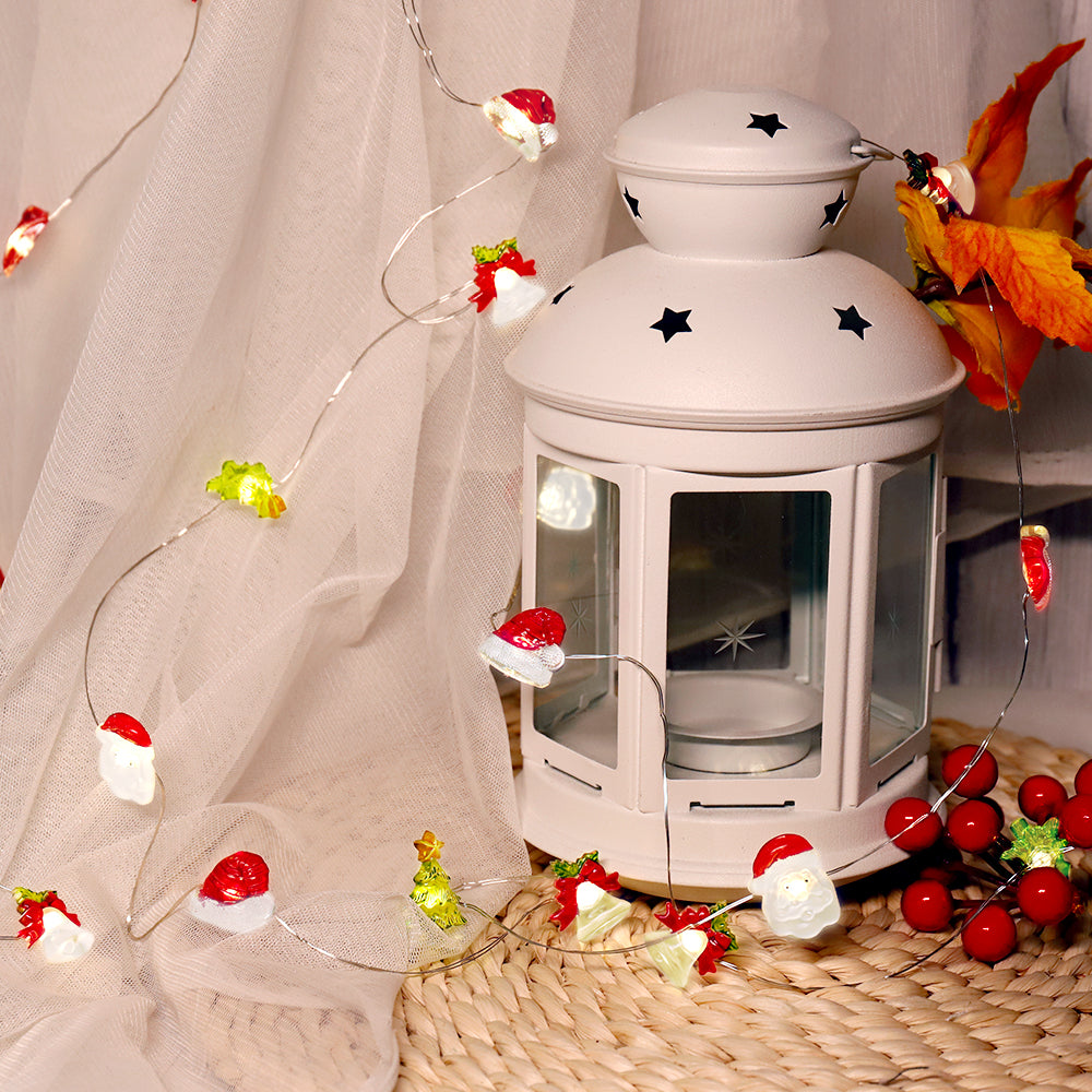 Battery-powered Mix and Match Christmas String Light Decor