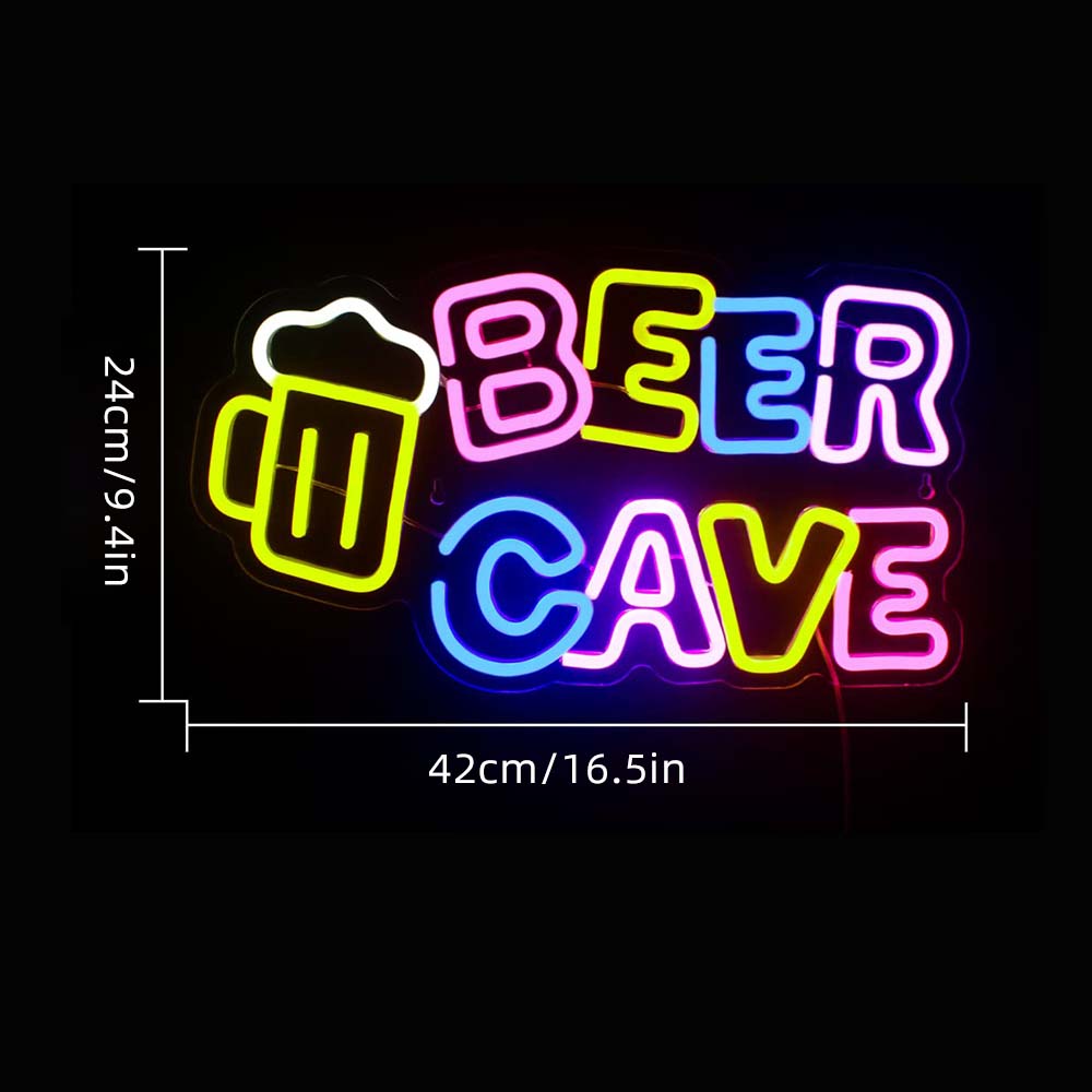 BEER CAVE Neon
