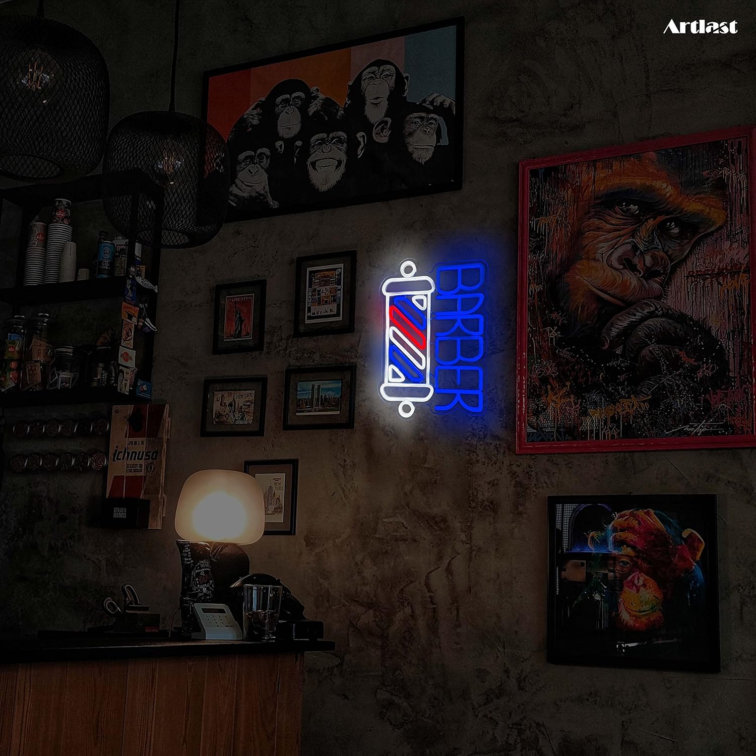 Barber Shop Neon