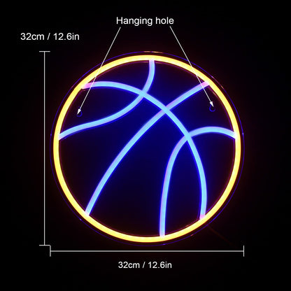 Basketball neon light