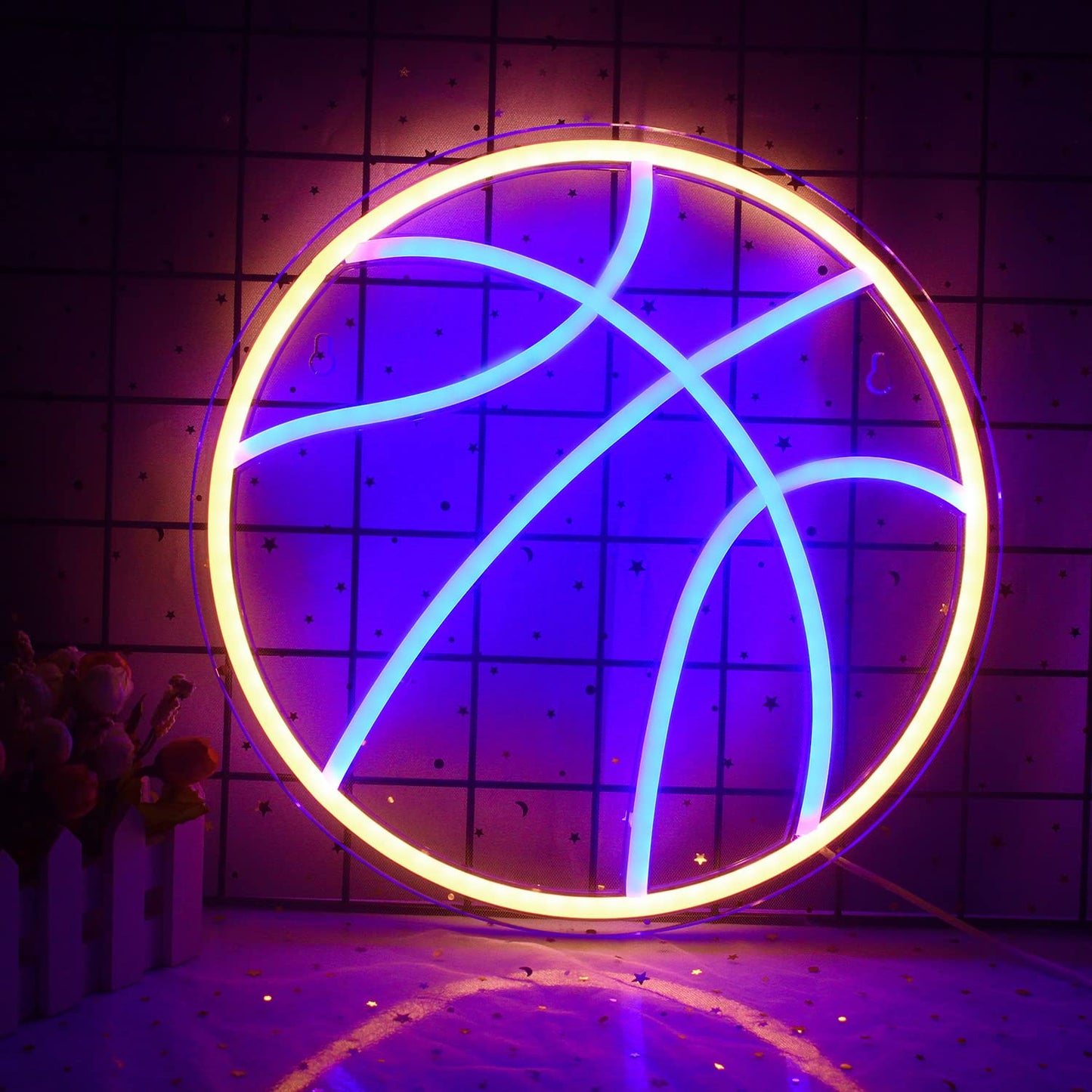 Basketball neon sign