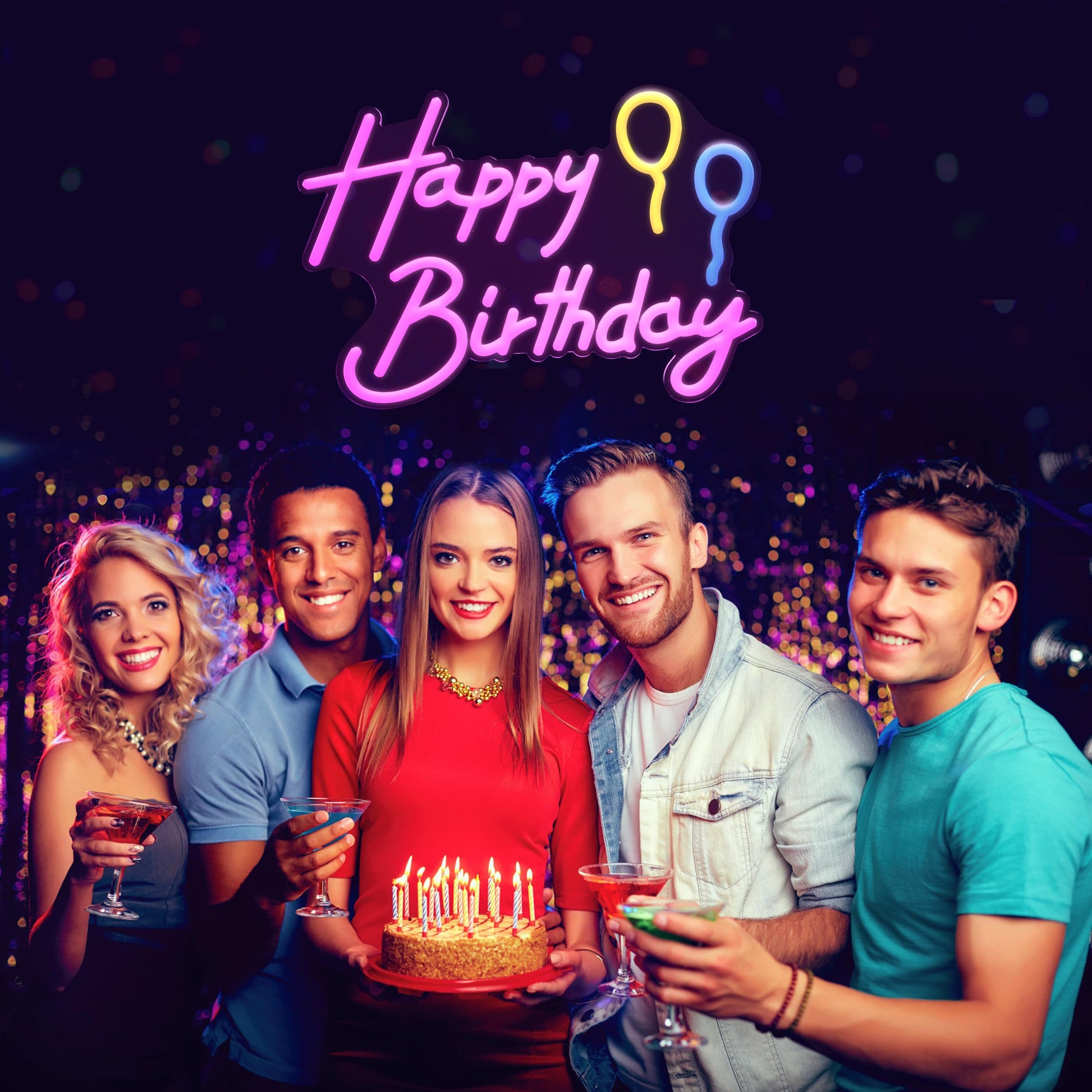 Birthday Neon Decor