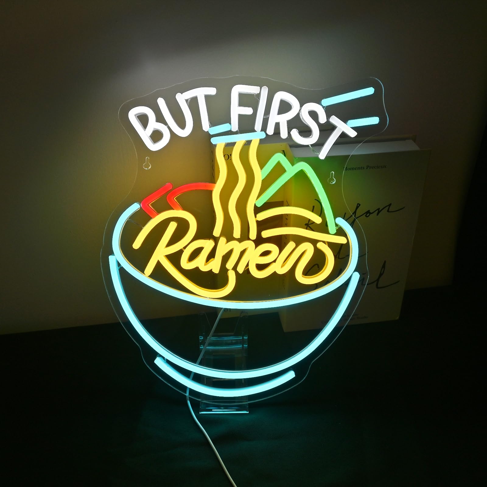 But First Ramen Neon Light