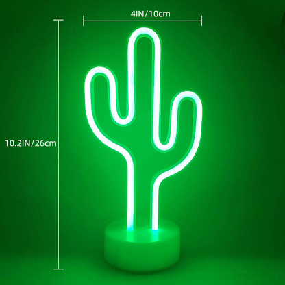 Cactus Desk Neon