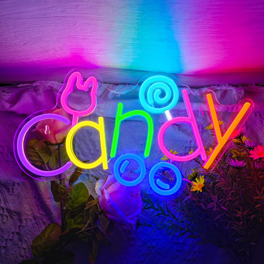 Candy Neon Sign