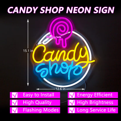 Candy Shop Neon Light