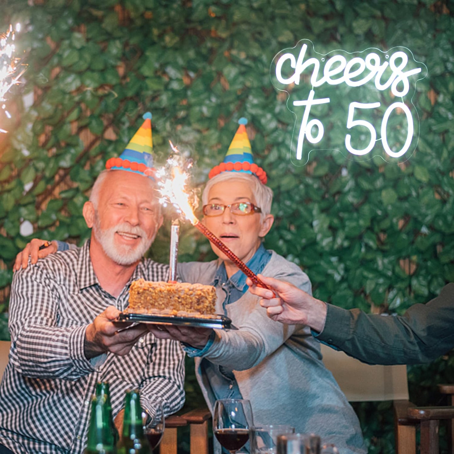 Cheers to 50 Neon Light