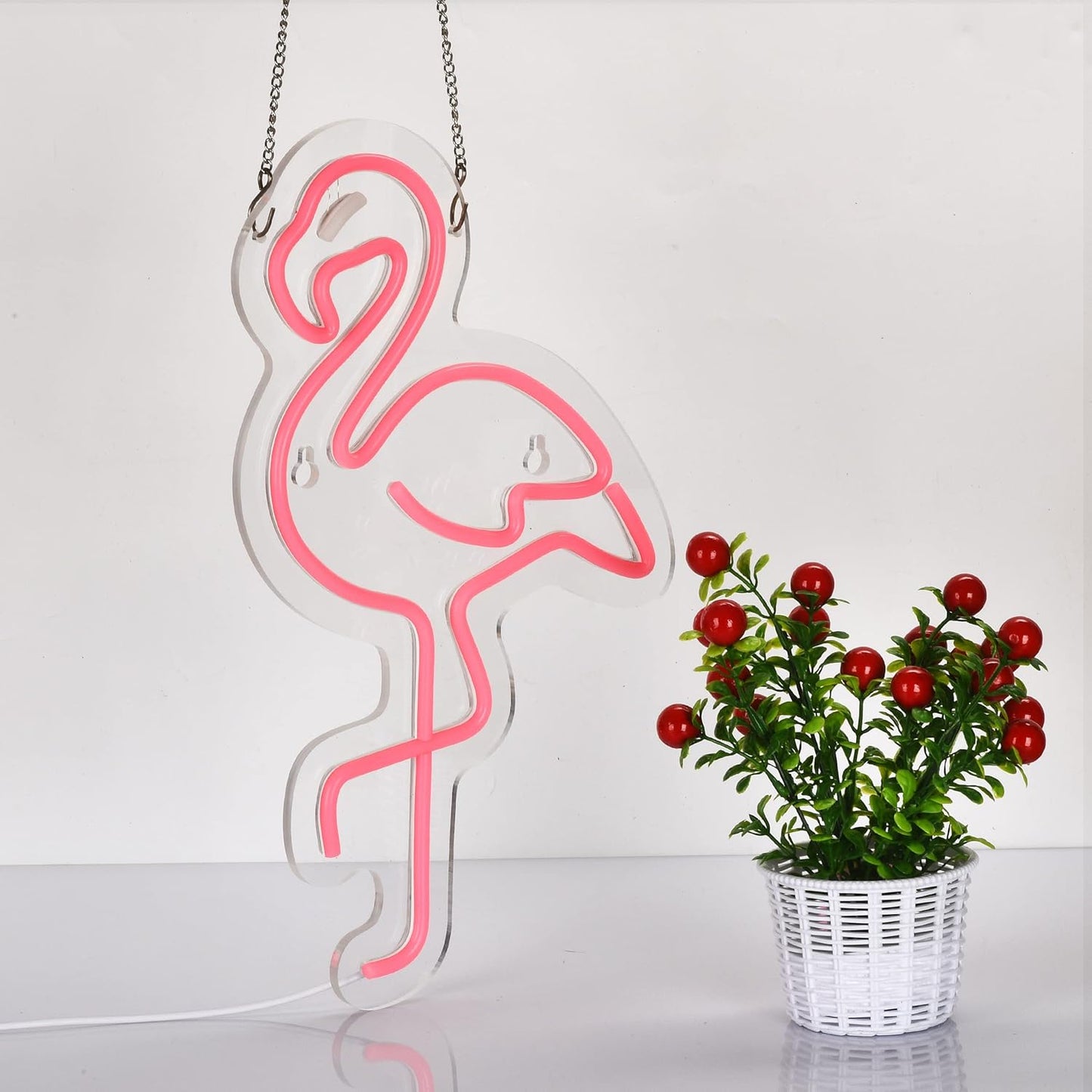 Flamingo Neon Sign for Rooms
