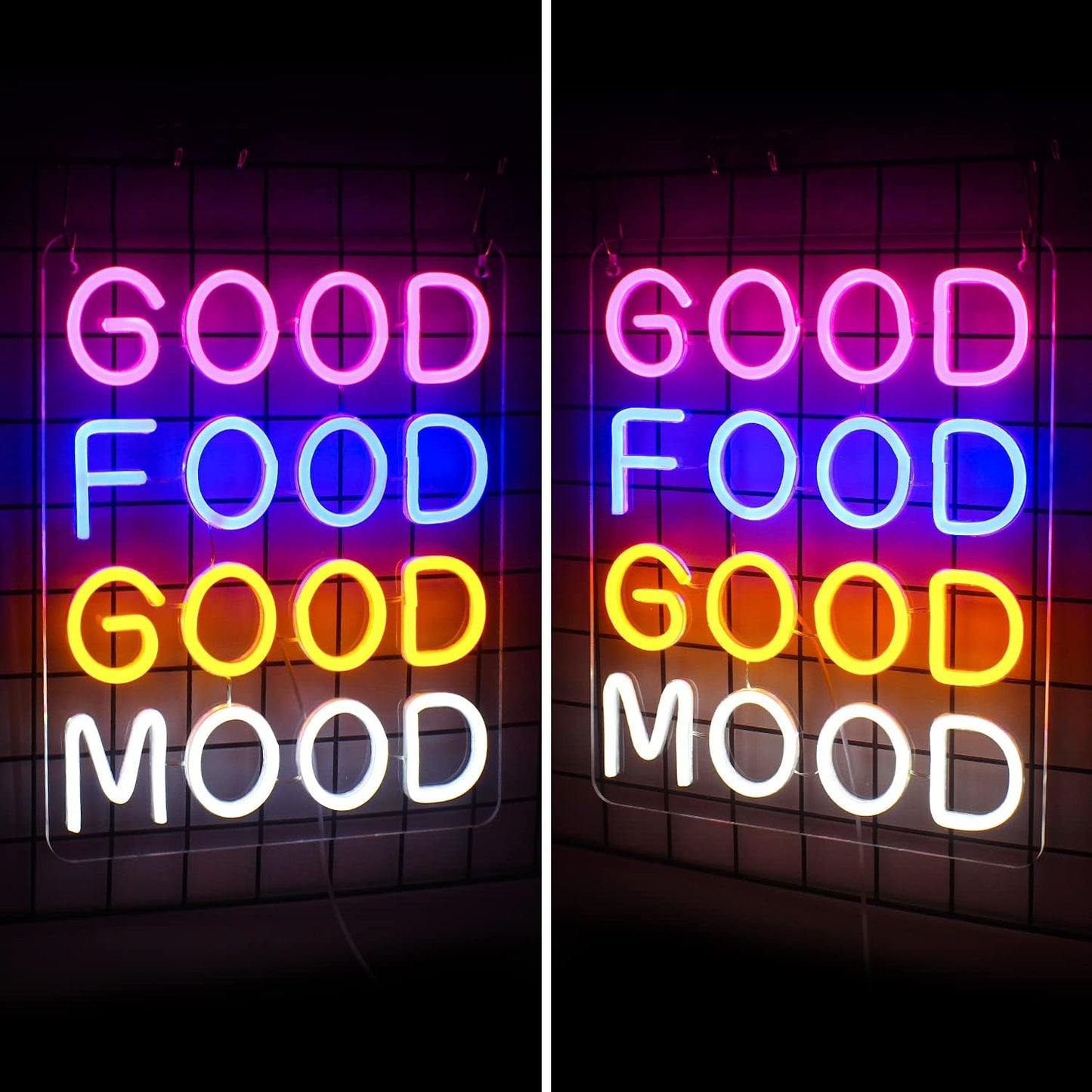 GOOD FOOD GOOD MOOD Neon