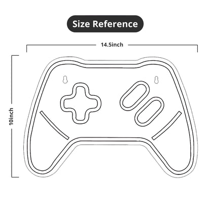 Game Controller Neon Decoration