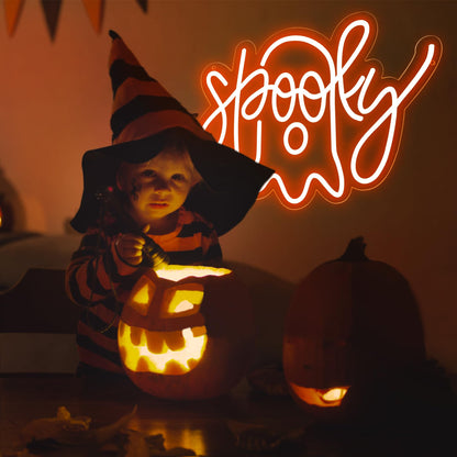Ghost Neon Sign for Halloween