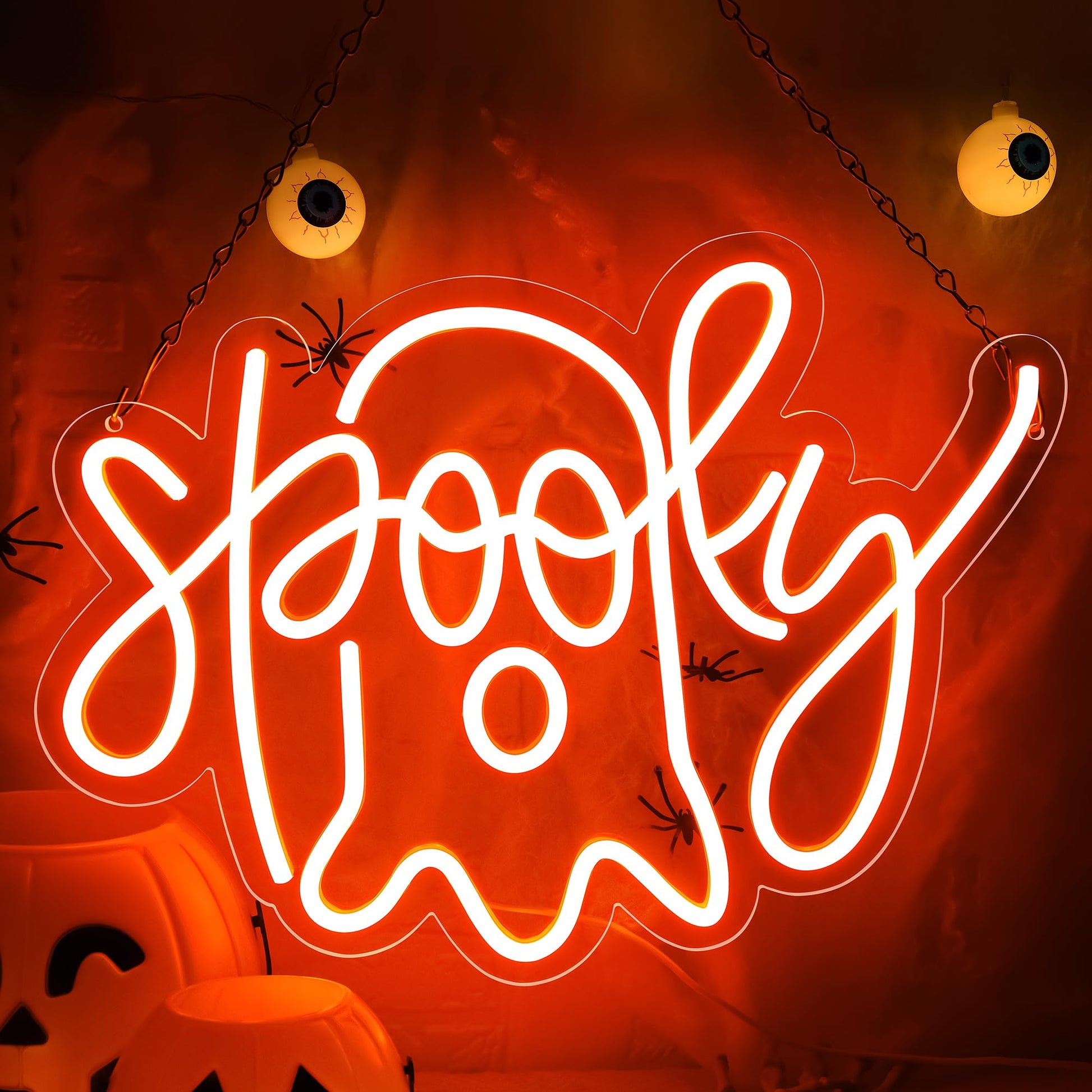 Halloween Ghost Neon Sign