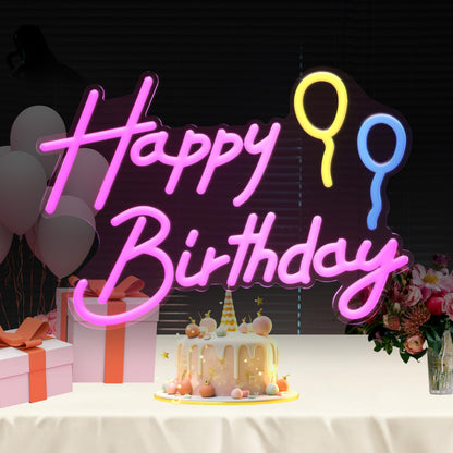 Happy Birthday Neon for Party