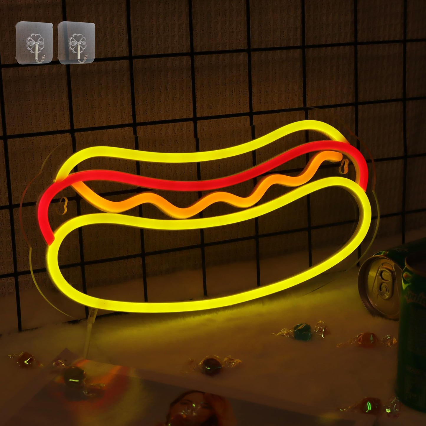 Hot Dog Neon Light