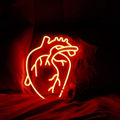 Human Heart Neon Light