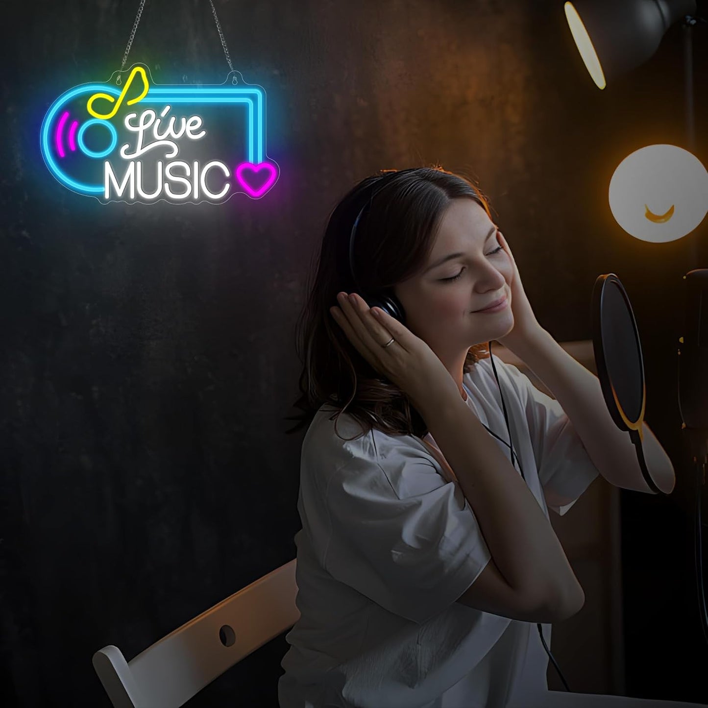 Indoor Live Music Neon