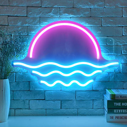 Indoor Sea Sunrise Neon