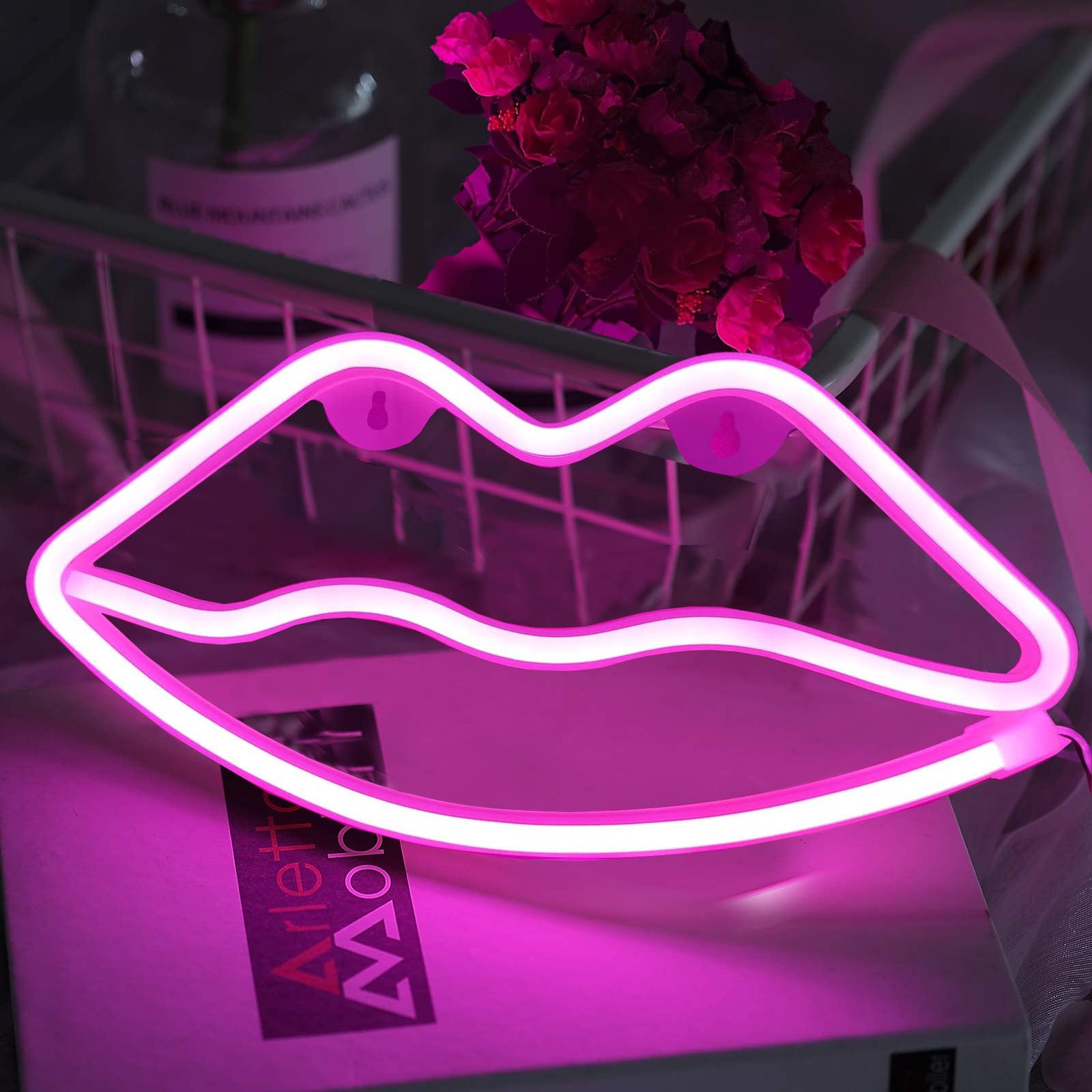 Kiss Neon Light