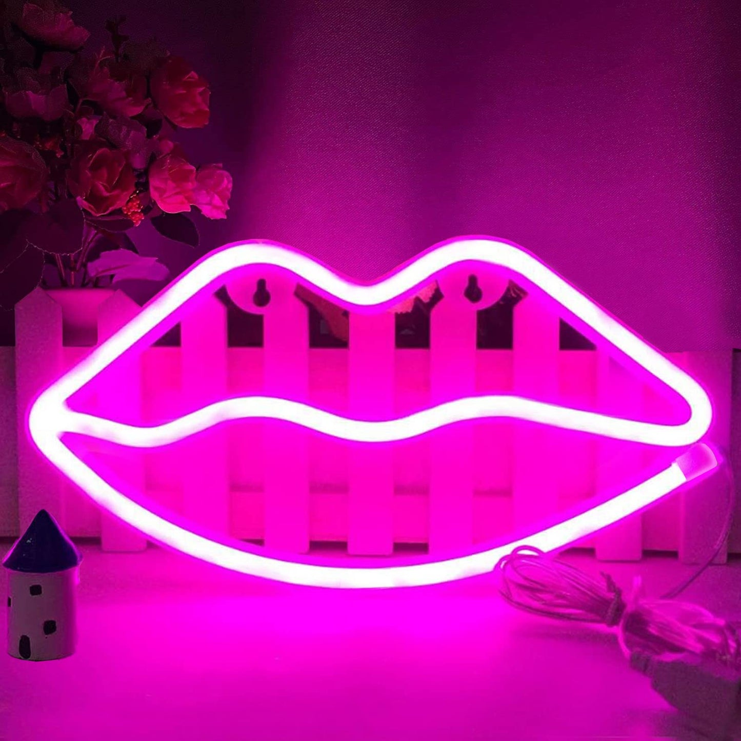 Kiss Neon Sign for Home