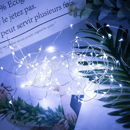 Fairy String Lights for Wedding Party Christmas Table Decor Warm White(12 Packs)