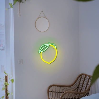 Lemon Neon Decor