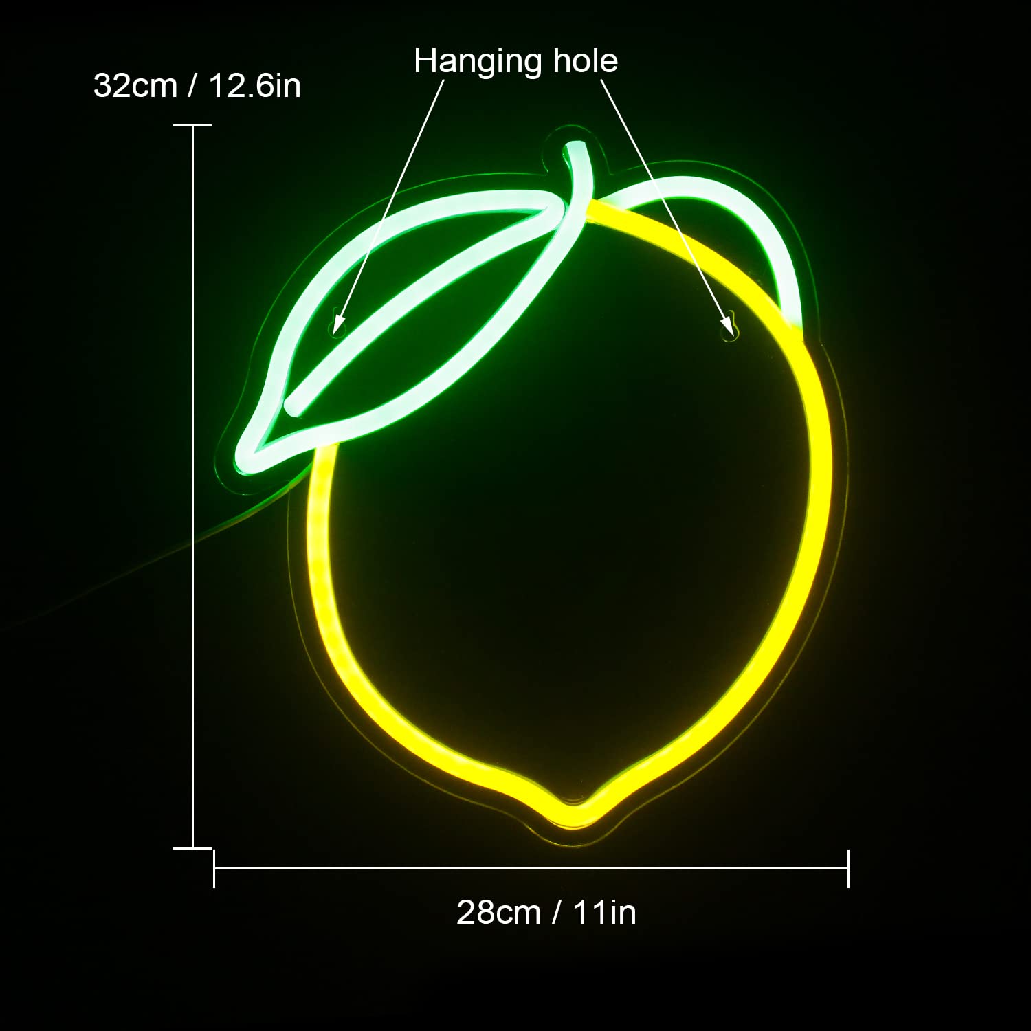 Lemon Neon Light
