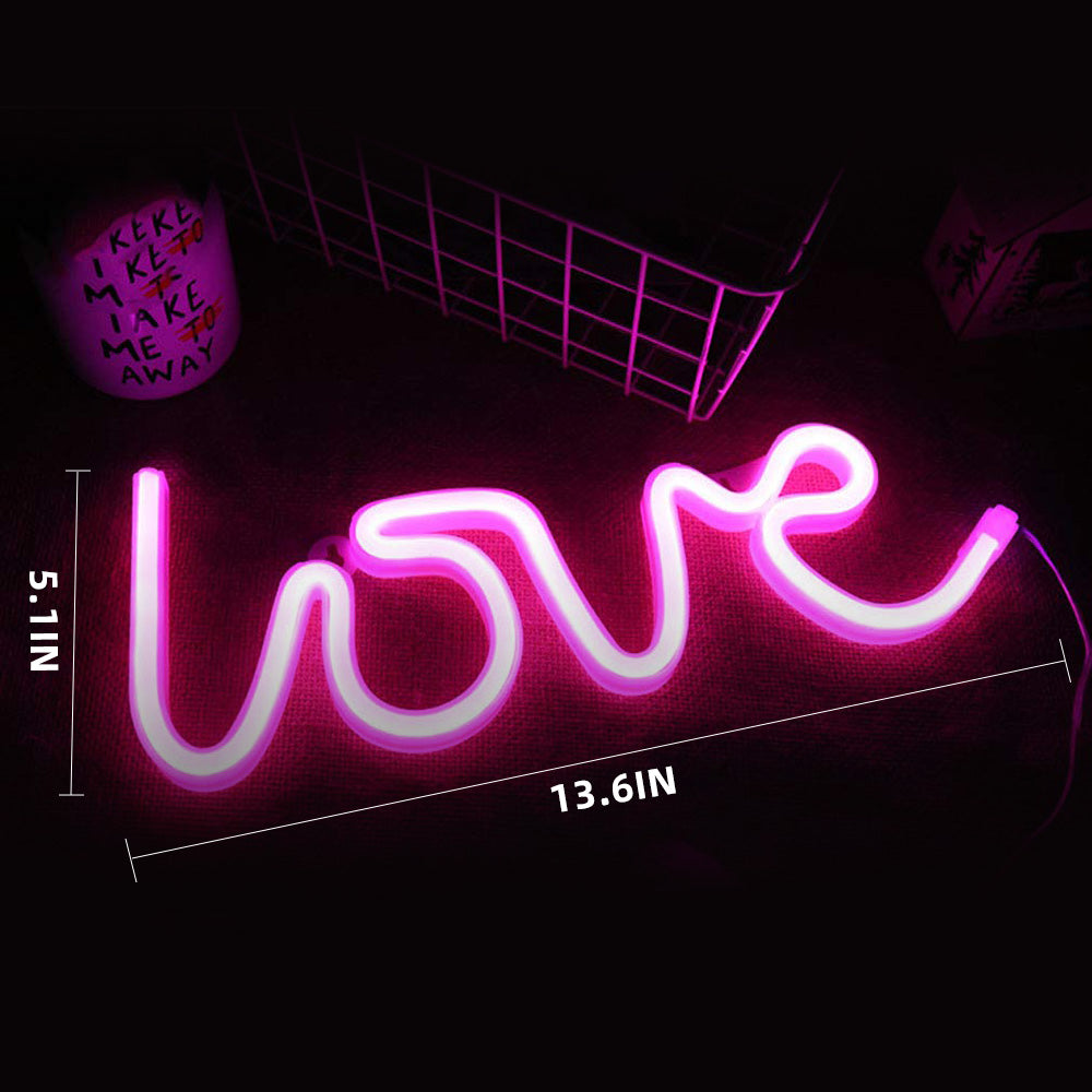 Love Neon Sign Decoration