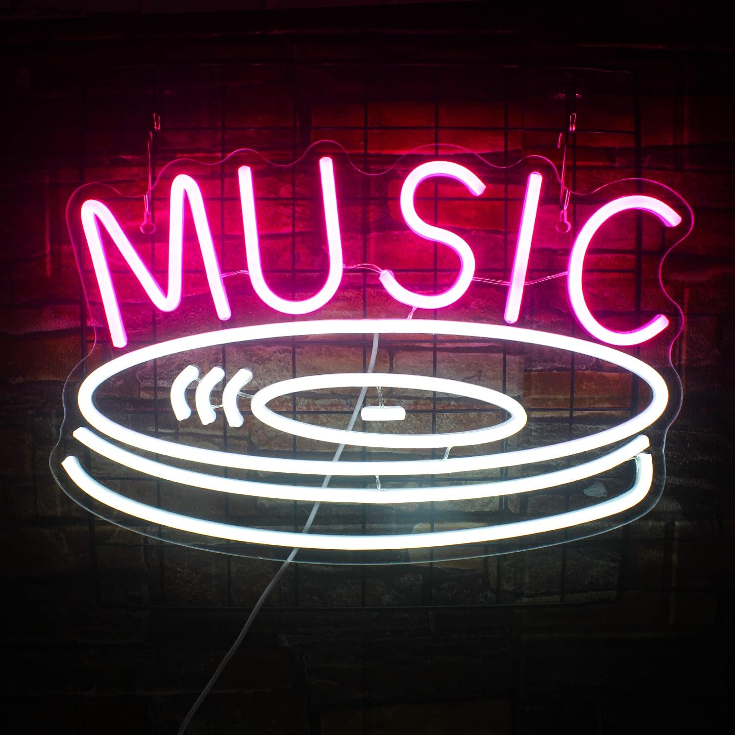 MUSIC and record Neon Light
