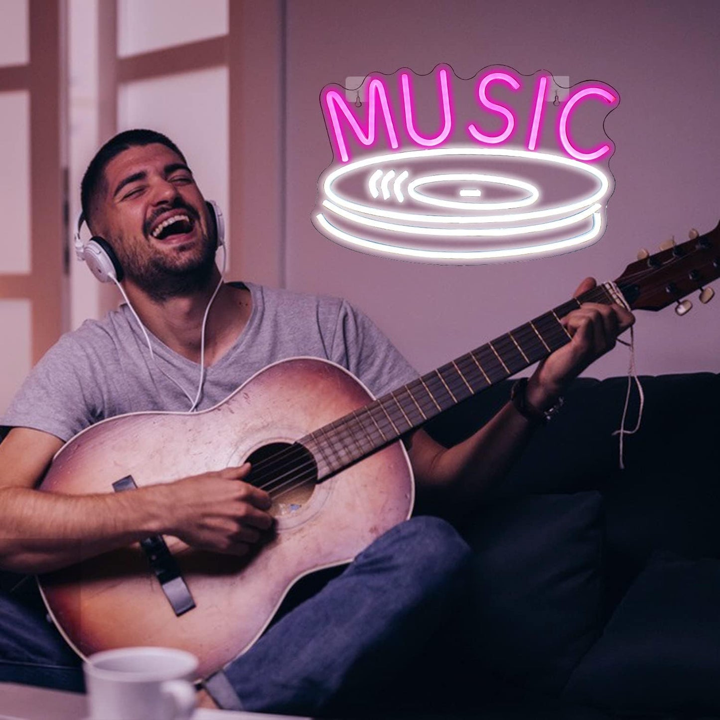 MUSIC and record Neon for Home