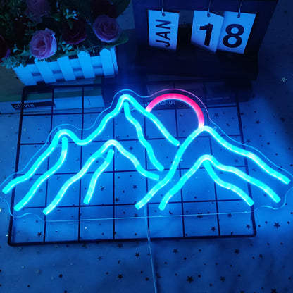 Mountain Neon Sign