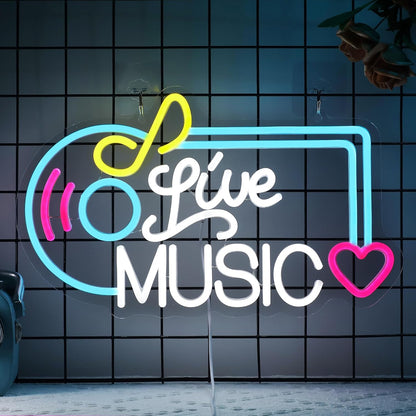 Musical Neon Sign