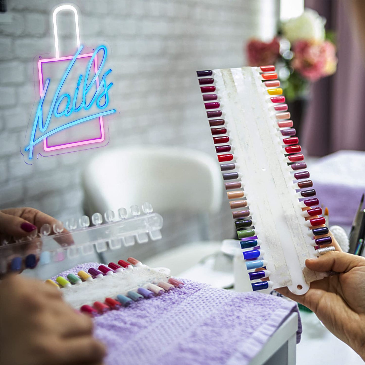 Nail polish neon for salon