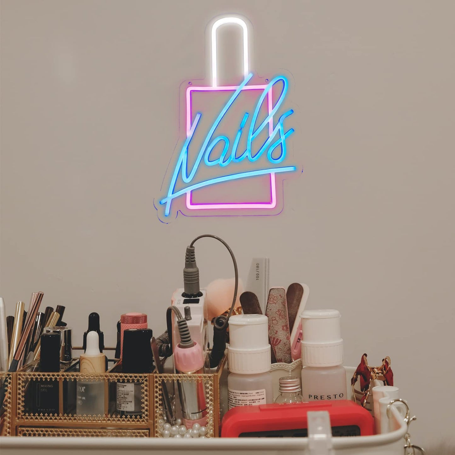 Nail polish neon for salon