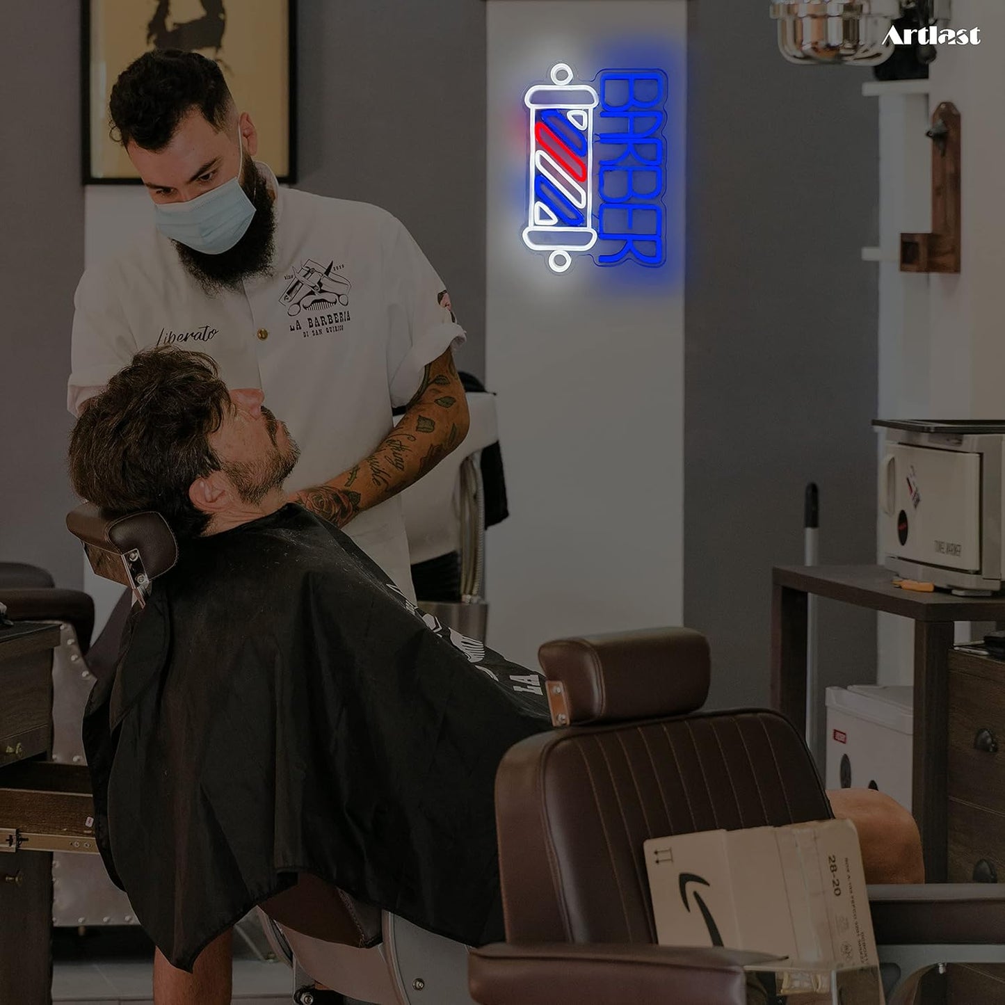 Neon Sign for Barber Shop