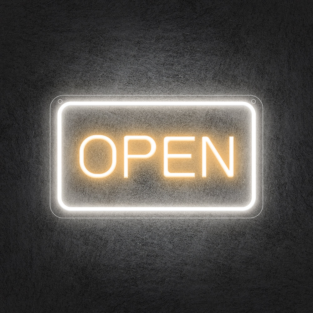 Open Neon Sign