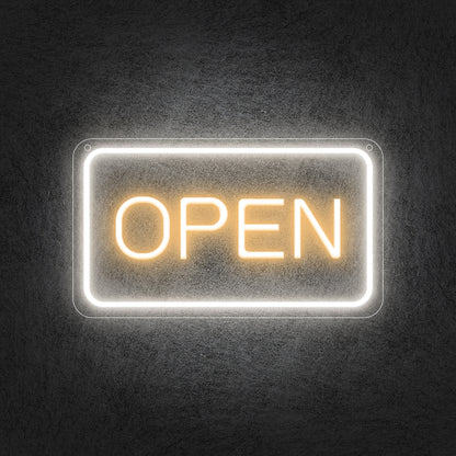Open Neon Sign