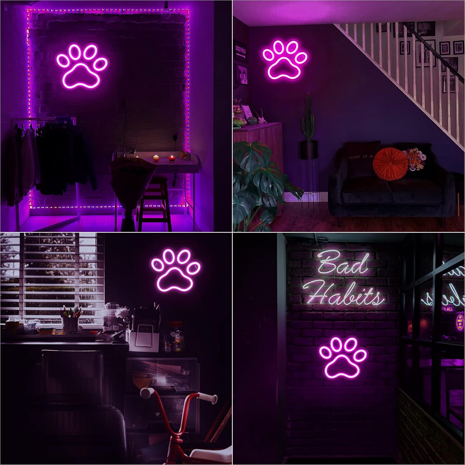 Paw Neon Sign