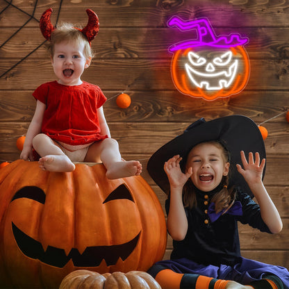 Pumpkin Neon Light for Halloween