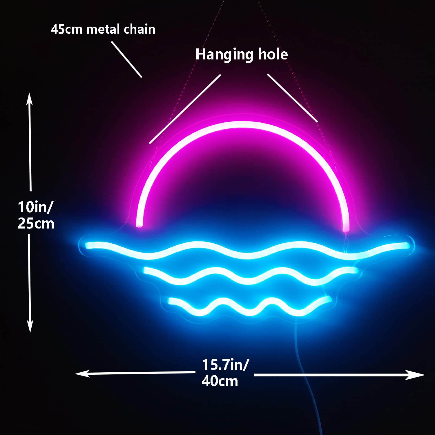 Sea Sunrise Neon Decor