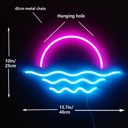 Sea Sunrise Neon Decor