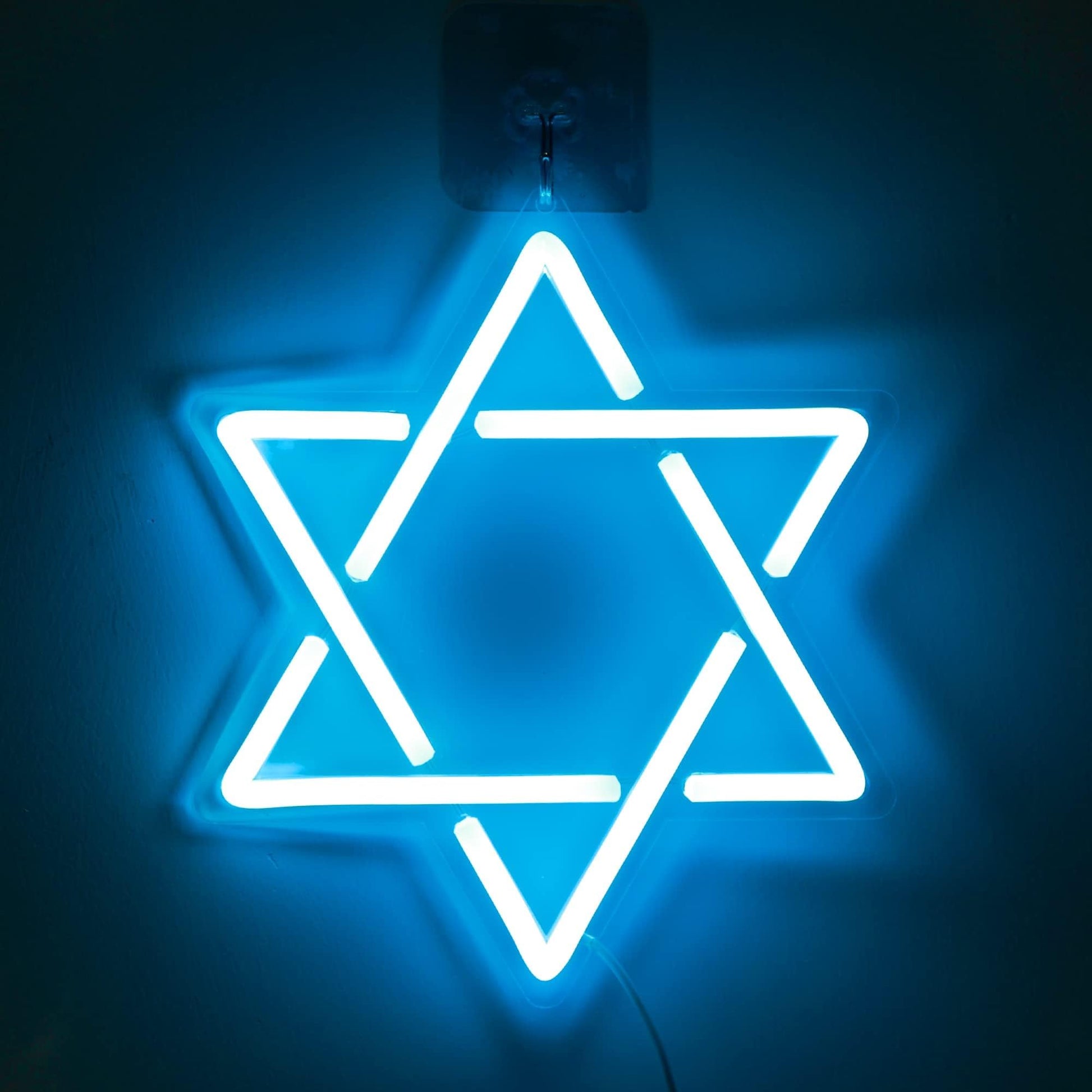 Star of David Neon Sign