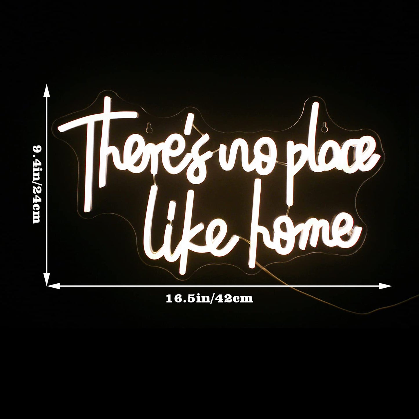 Theres no places like home neon for rooms