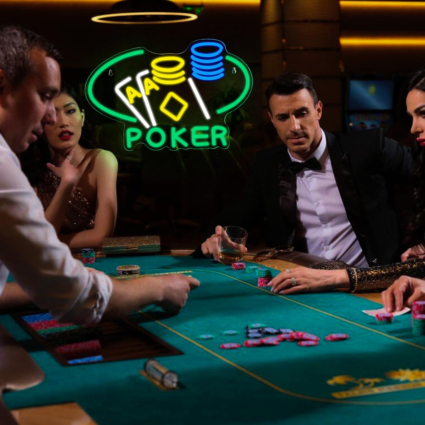 USB Poker Neon
