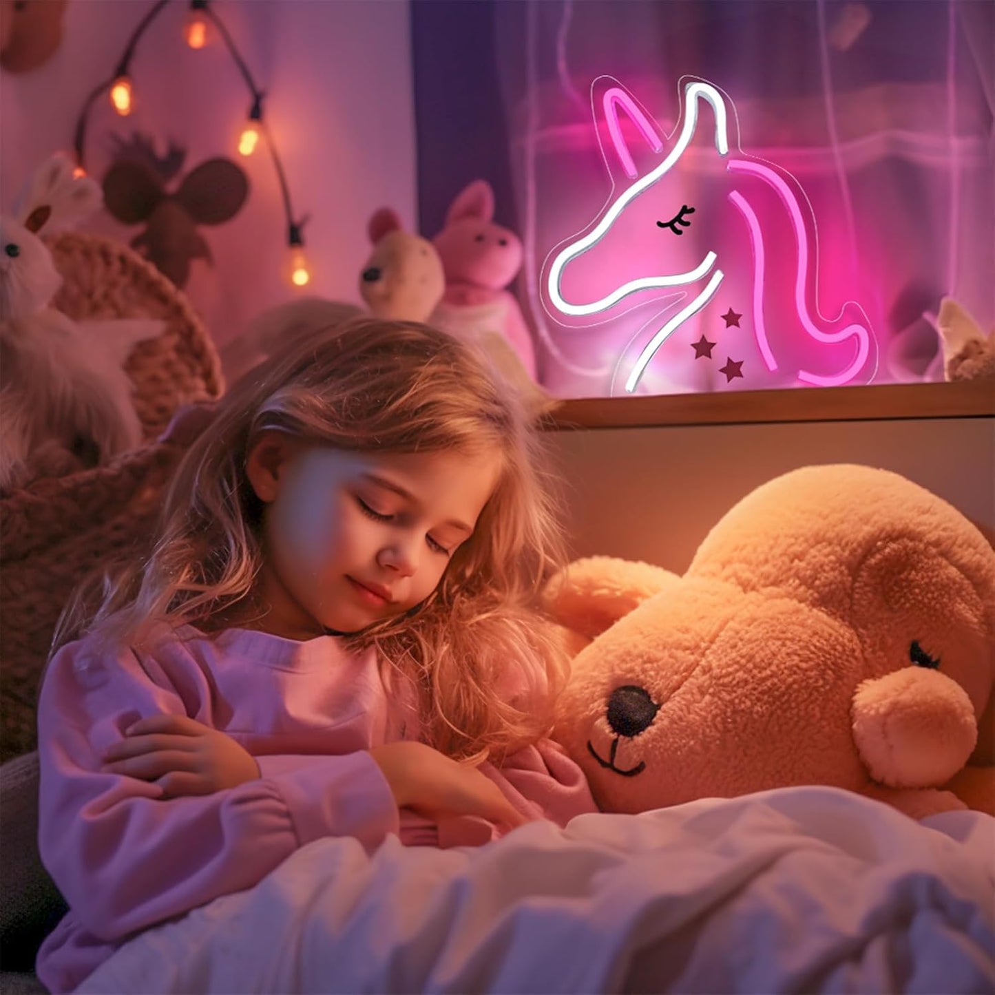 Indoor Unicorn Neon Light for Home