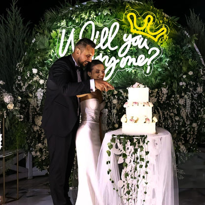 Will you marry me Neon Light Decoration