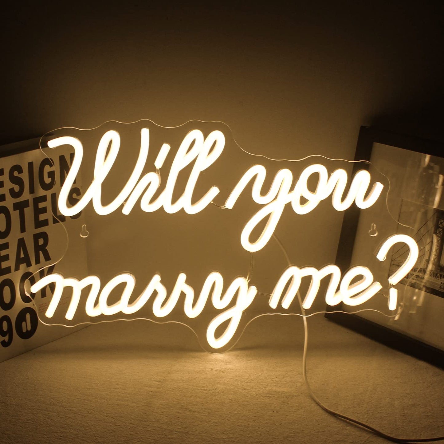 Will you marry me Neon Light for Wedding