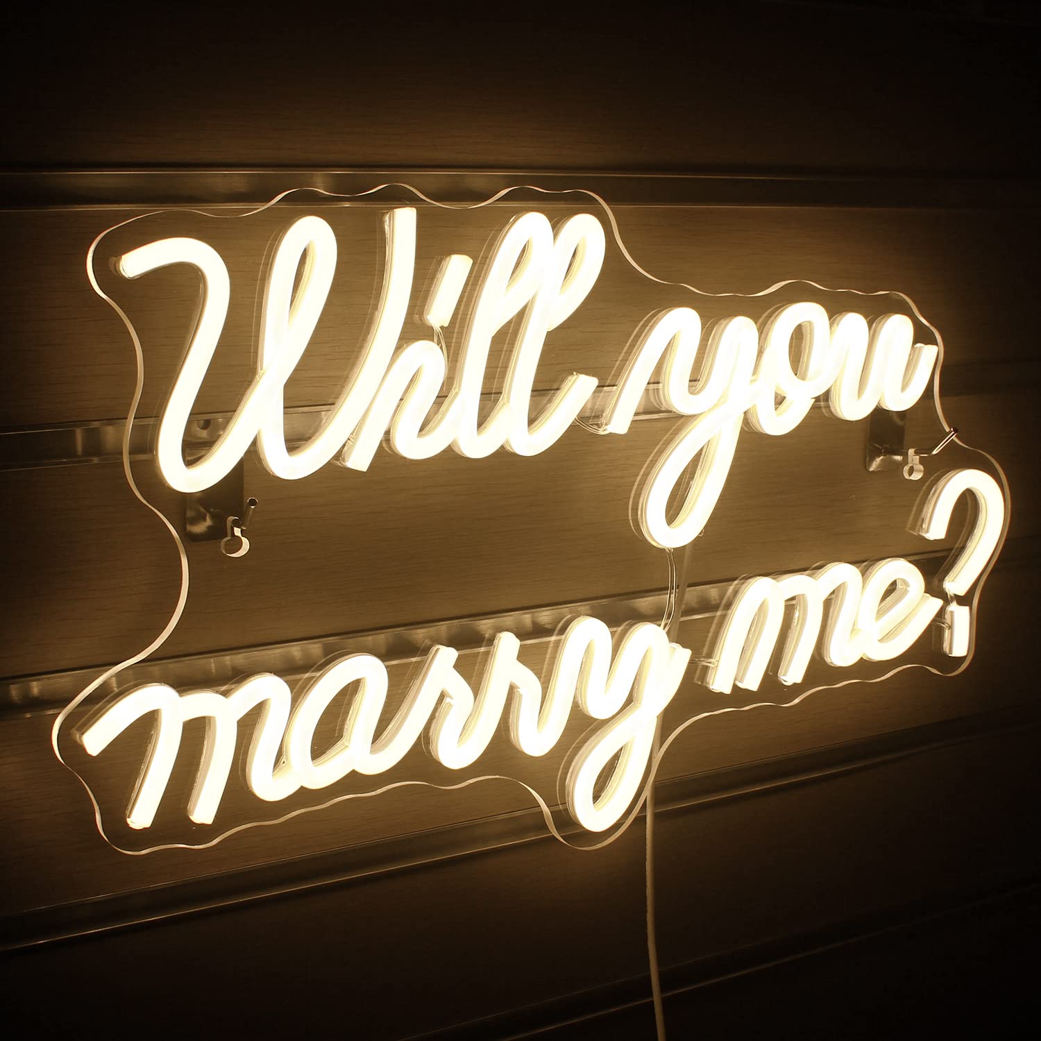 Will you marry me Wedding Neon