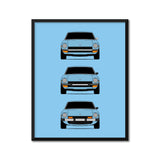 Datsun 240Z 260Z 280Z Generations (Nissan Fairlady Z) Inspired Poster Print Wall Art History Evolution Datsun S30/ Nissan S30 AX2