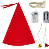 Battery-powered Indoor and Outdoor Christmas Hat Decoration