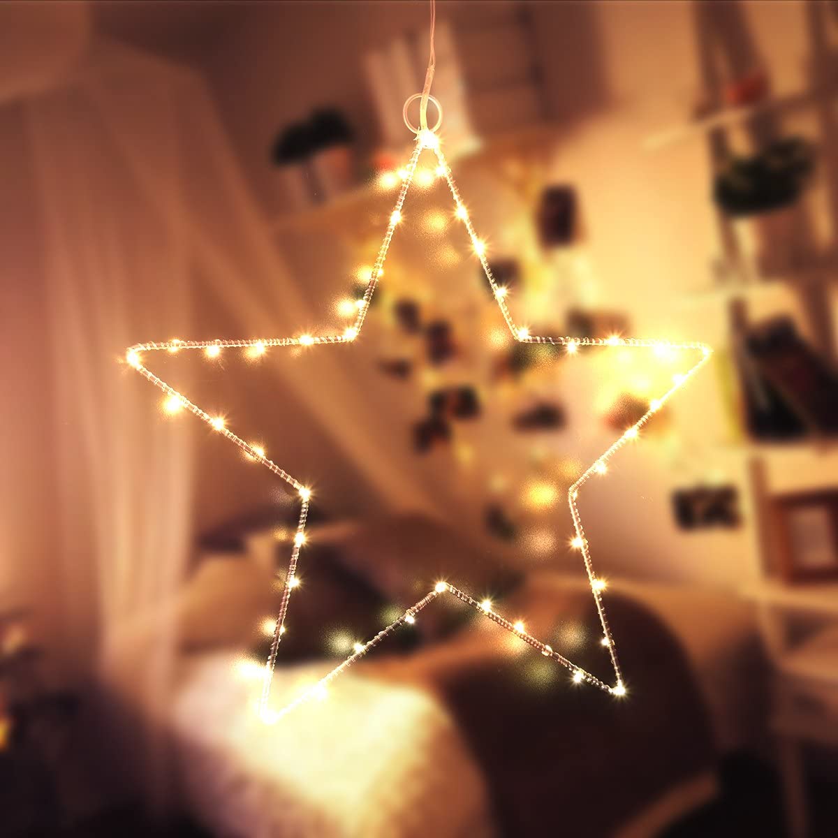 LED Christmas Window Star Decoration Lights